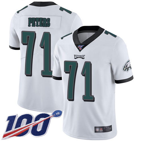 Men Philadelphia Eagles #71 Jason Peters White Vapor Untouchable NFL Jersey Limited Player Season->philadelphia eagles->NFL Jersey